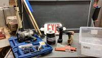 ALLEN KEYS, SPOT LIGHT(12V), EXIT SIGN, ELECTRICAL CABLE
