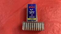 (100) LIVE ROUNDS .22 STINGER LR ..PAL REQUIRED FOR PURCHASE