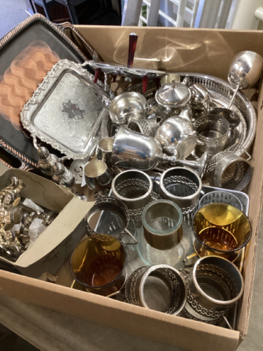 TRAYS,SILVERWARE - DONATION