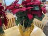 (2) POTTED ARTIFICIAL POINSETTIAS - 3