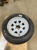Bridgestone 14&rdquo; tire on rim