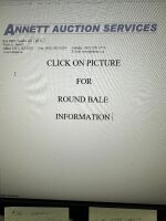 ROUND BALES OF SUMMER 2025 HAY GENERAL INFORMATION