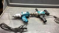 JEPSON CORDED IMPACT DRILL 1/2 & MAKITA CORDED 1/2 DRILL