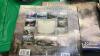 BOX W/ OLD THOMAS KINKADE CALENDARS, CANDLE HOLDERS, TOLLE ART FLORAL PICTURE, LASER CUT ELEPHANT PICTURE ETC - 7