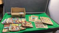VINTAGE HARLEQUIN ROMANCE BOOKS & COMICS WITHOUT COVERS