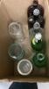 (2) BOXES W/ MISC COLLECTIBLE JARS/BOTTLES - 4