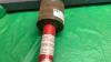 BOX W/ ANTIQUE INSECTICIDE DUSTER, INSULATORS - 2