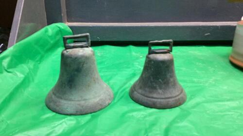 (2) SMALL BRASS BELLS