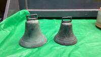 (2) SMALL BRASS BELLS