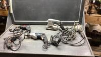 TROUBLE LIGHT, SHEET SANDER & DRILLS