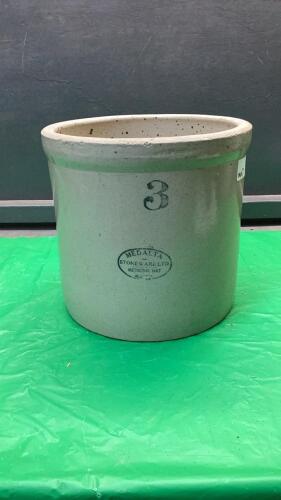 3 GAL MEDALTA CROCK - MEDICINE HAT