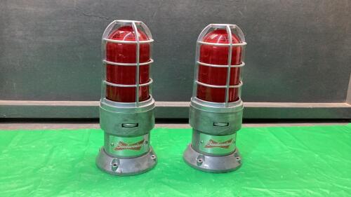 (2) BUDWEISER "GOAL" LIGHTS