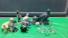 SMALL BOX OF ANIMAL ORNAMENTS