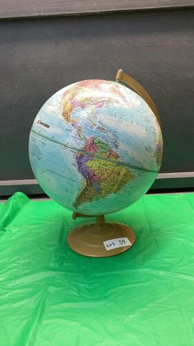 GLOBE ON METAL STAND - GLOBEMASTER