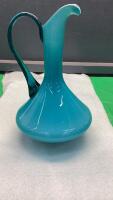 BLOWN GLASS PITCHER