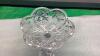 PINWHEEL CRYSTAL CANDY DISH ON PEDESTAL - 2
