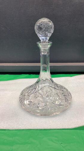 PINWHEEL CRYSTAL DECANTER