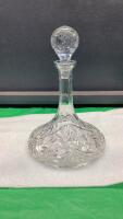 PINWHEEL CRYSTAL DECANTER