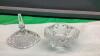 PINWHEEL CRYSTAL COVERED CANDY DISH - 2