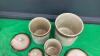 SET OF (3) MEDALTA CANISTERS W/LIDS - REDCLIFF POTTERIES - 2