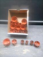 BOX OF ASSORTED HOLE SAW BITS