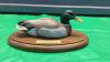 SMALL DUCKS UNLIMITED (SASKATCHEWAN) MALLARD ON WOOD BASE