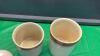 SET OF (2) MEDALTA CANISTERS W/ LIDS - REDCLIFF POTTERIES - 2