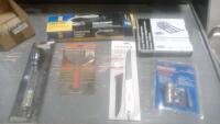BOX WITH VARIETY OF SHOP SUPPLY