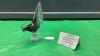 CAITHNESS GLASS PHEASANT. PURPLE BODY - 2