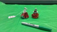(2) MINIATURE ROYAL DOULTON FIGURINES