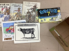 BOX OF BOOKS - PICTORAL, CALENDARS, CARTOON TYPE - 4