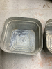 GALVANIZED TIN TUBS - 2