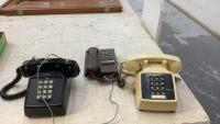 (3) VINTAGE PHONES