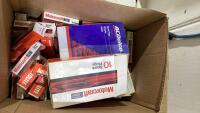 BOX OF ASSORTED SPARK PLUGS