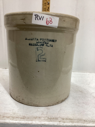 ALBERTA POTTERIES LIMITED-REDCLIFF 2-GALLON CROCK