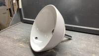 SMALL ROUND GLACIER BAY PORCELAIN SINK
