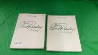 (2) ELVIS PRESLEY PIANO MUSIC BOOKS