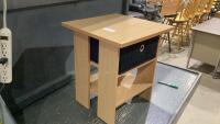SMALL SIDE TABLE WITH CLOTH DRAWER