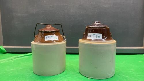 (2) PICKLE CROCKS