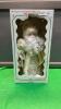 ANIMATED & ILLUMINATED WHITE SANTA