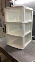 GRACIOUS LIVING - 3 DRAWER STORAGE UNIT
