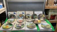 COLLECTOR PLATES - (8) COUNTRY NOSTALGIA AND &ldquo;OUR CHILDREN OUR FUTURE&rdquo;