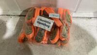 RATCHET STRAPS 20PCS - 2.5CM X 2M-NO HOOKS