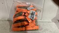 RATCHET STRAP 20PCS - 2.5CM X 2M - NO HOOKS