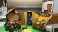 BOYDS BEARS COLLECTION - NATIVITY SERIES, YESTERDAY&rsquo;S CHILD PORCELAIN DOLL AND (2) FRIENDS OF BOYDS CARDBOARD BOX SETS