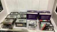 BOX OF ASSORTED HEADLIGHTS