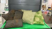 (2) BOXES OF THROW PILLOWS