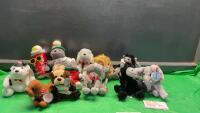 (6) INTERNATIONAL COCA-COLA BEANIE BABIES & (6) COCA COLA PLUSH COLLECTION