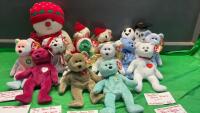 COLLECTION OF (14) ORIGINAL BEANIE BABIES & ONE BEANIE BUDDY