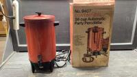 VINTAGE 36 CUP AUTOMATIC COFFEE PERCOLATOR